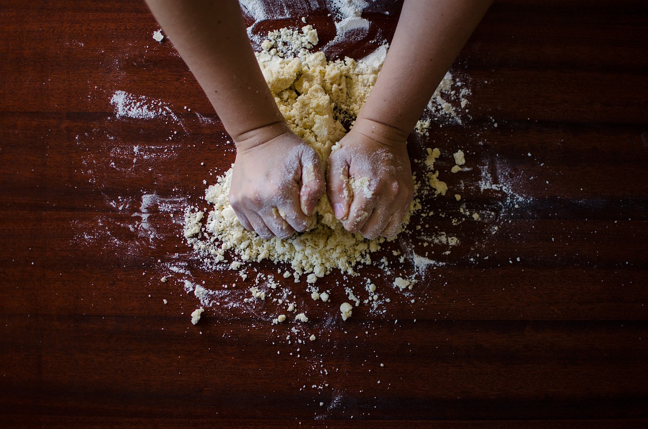 dough, floor, baking